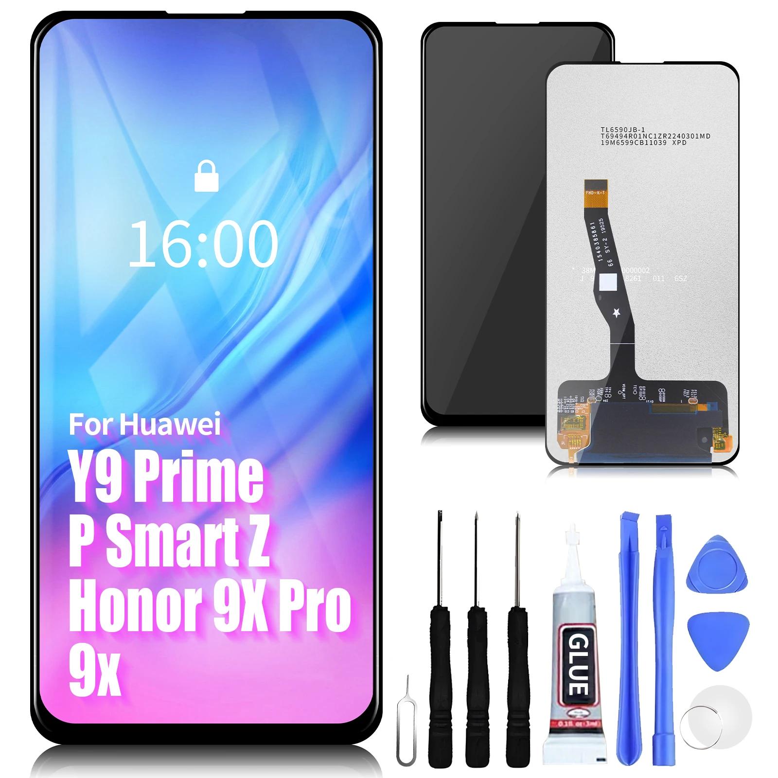 HUAWEI Y9 Prime 2019 P Smart2 Honor 9X LCD ÷ ġ ũ Ÿ, ޴ LCD ũ ü, Y9 Prime 20, 6.59 ġ